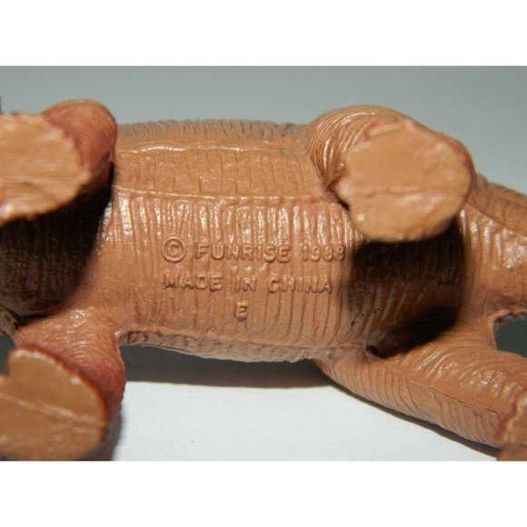 Lot 3 VTG 1988 FUNRISE Authentic Dinosaur Collection Plastic Figure BRONTOSAURUS - Picture 6 of 7